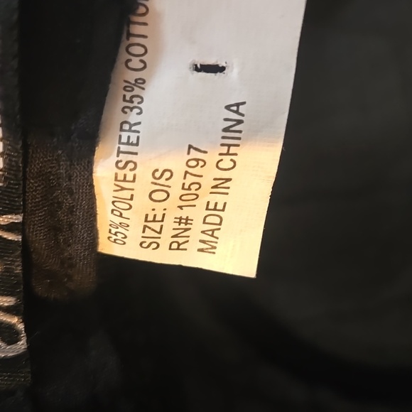 Enyce Stylish Charcoal Black and Gold Bucket Hat - Picture 8 of 8